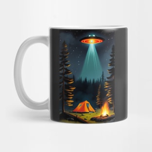 UFO over the Camping Mug